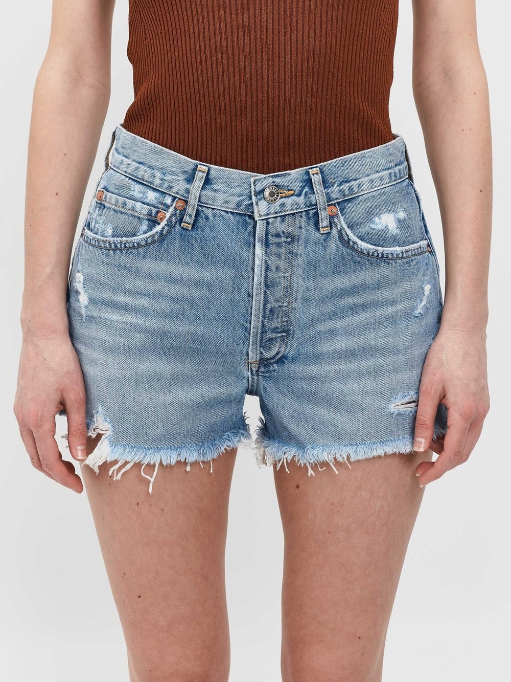 AGOLDE Parker Vintage Cut-Off Shorts
